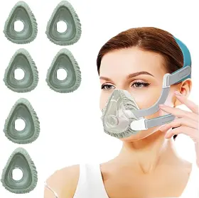 Playwoowgo 313107221224 6 Pack Cpap Mask Liners Covers For Seal Cpa Cushion Comfort Silky Mas