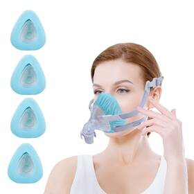 Playwoowgo 734038938379 4 Pack Cpapft Mask Liners Covers For Seal Cushion Large Ice Green
