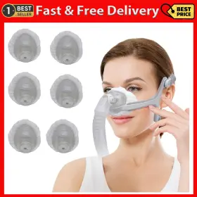 Playwoowgo 744110467062 6 Pack Nasal Cp Ap Mask Liners Compatible With N20 Cushions Soft Th