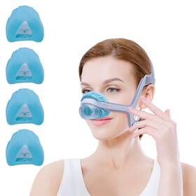 Playwoowgo 767461180008 4 Pack Nasal Cpap Mask Liners Compatible With Small Size N20 Ice Blue