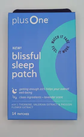6886 Plusone Blissful Sleep Patch 14 Aid Patches L-theanine Valerian Lavender 6886 Plusone Blissful Sleep Patch 14 Aid Patches L-theanine Valerian Lavender
