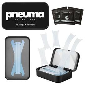 Pneuma 199284170926 Nasal Strips Performance Pack 15 Count Wipes Clear Transparent Nas