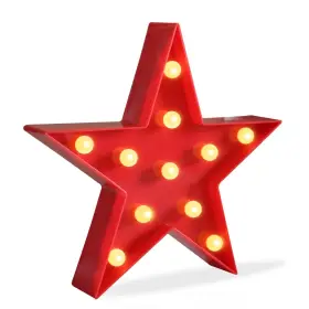 Localization-b072rjj4db Pooqla Marquee Light Star Shaped Led Plastic 10.63 Inch X 10.08 1.89 Red