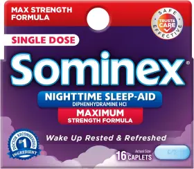 10358 Prestige Consumer Healthcare Sominex Nighttime Sleep Aid Original Formula Fall Asleep Fast
