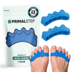 Primalstep 850046192357 2.0 Firm Edition Toe Separators Spreaders Large Blue
