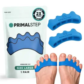 Primalstep 850046192357 2.0 Firm Edition Toe Separators Spreaders Large Blue