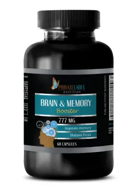 Private Label Nutrition 601133576808 Brain Force - And Memory Booster Formula Mood Support Supplements 1 Bot