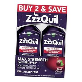 Procter & Gamble 323900028371 Liquid Max Strength Pain Reliever Nighttime Sleep Aid Acetaminophen