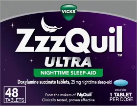 Procter & Gamble 726084673946 Ultra Sleep Aid Nighttime 25 Mg Doxylamine Succinate From Makers