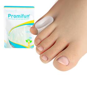 Promifun 789044408279 Upgraded Gel Toe Separators - 12 Pack Aloe Vera Small Size Clear