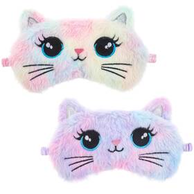 Psyqtsuary 601061 1 100zws1t Sleep Mask For Kids 2 Pcs Cute Cat Sleeping 1 Count Pack Of Colorful