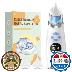 B0dxv7cxb1 Pudult Electric Nasal Aspirator Baby Kids Adult. Light And Music 5 Suction