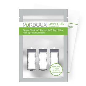Purdoux Pcfds2r03 Cpap Filters For 3 Pack Dreamstation 2 Reusable Pollen