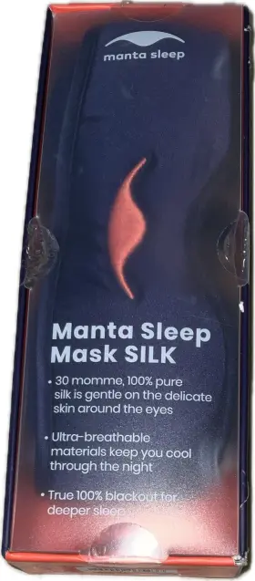Pure 860009135437 Manta Sleep Silk Mask - Luxury Eye With Cups