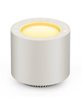 Purenurt Pn-01 Baby Sleep Soother Calming Womb Sound Machine Shusher And Red Light Therapy Wh