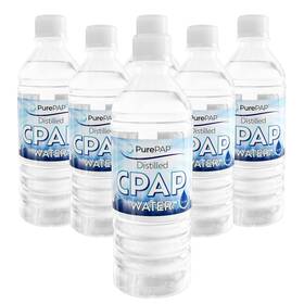 Purepap Pp-1038 Pure Distilled Cpap Water - 6-pack Of 16.9oz 16.9 Ounce 6 Pack