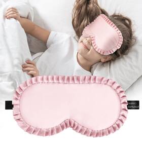 Pyopbow 769256686986 Kids Sleep Mask Eye Cover 100% Real Mulberry Silk 1 Count Pack Of Pink
