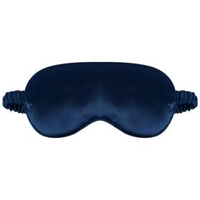 Qiancaiwang Qicw-15-4 1 Pack Sleep Mask Silk Eye With Elastic Count Of Darkblue