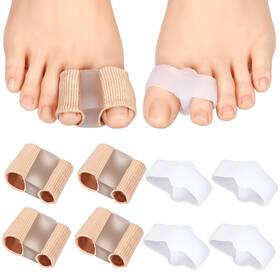 Qianyu 628699 1 Qatzz9x9 8 Pack Toe Separators Bunion Corrector With 2 Loops Overlapping
