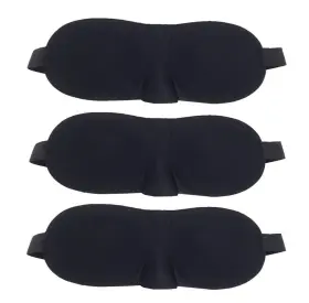 Qtmy 887493957202 3 Pcs Sleeping Eye Mask For Women Men Girls Adults Eyepatch Blindfold Shade T