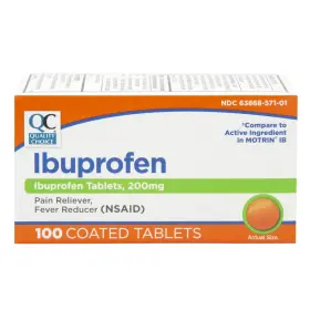 Qc96748 Quality Choice Ibuprofen Tablets 200 Mg Pain Reliever And Fever Reducer