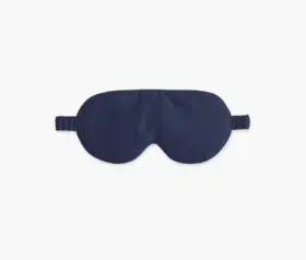 49249 Quince Nwt Mulberry Silk Beauty Sleep Mask Navy Luxury 22 Mm One Size