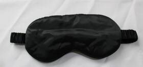 Quince Yp001-14294 Womens Mulberry Silk Beauty Sleep Padded Mask Lb3 Black One Size Nwt