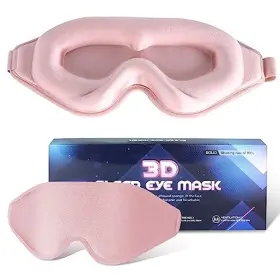 47230 Quwolace Sleep Mask For Men Women Upgraded 3d Deep Contoured Eye Covers Sleeping