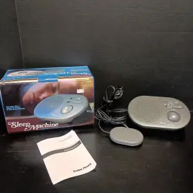 63-645 Radio Shack Vintage Sleep Machine With Original Box And Manual Excellent Condition