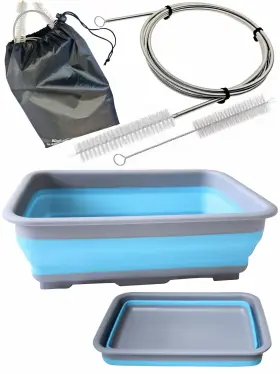 Rawrock 610012170440 Cpap Cleaning Kit Hose And Mask For Hanger Dryer With 6.9 Ft Thick Wire