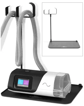Rawrock 610012170495 Mask And Tube Hanger Mat For Cpap - Supplies Bedside Organizatio