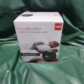 Rca Ss10 Soundsoother White Noise Machine Speaker 10 Sounds Sleep Aid