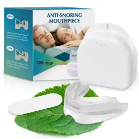 Reejoys 767872723047 Two Stop Snoring Mouthpiece Guards Grinding Mouth