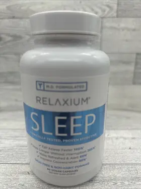 5v-fkbl-k08k Relaxium Sleep 60 Capsules - Dietary Supplement For Better Exp 1/2027