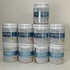 Relaxium 857431003236 Lot Of 9 Sleep Quick Gummies Gummy Lemon 60 Each New