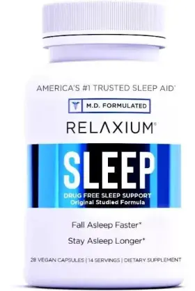 Relaxium 857431003380 Sleep Aid 14-day Supply Non-habit Forming Dietary Supplement For Bet