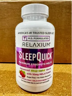 Relaxium 857431003427 Sleep Quick 100 Servings Max Strength Get The Best Made In Usa