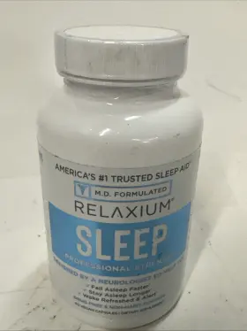 Bb09 Relaxium 857431003441 Sleep Professional Strength Vegan 60ct Bb09/27