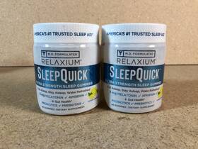 Relaxium 857431003670 Sleep Quick Gummies Gummy 2 Pack Lemon 60 Per 12/26