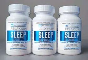 Rlx-sleep-14day Relaxium 3 Bottles Sleep Aid With Melatonin Non-habit - 84 Total New