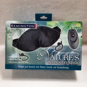 Rm-25 Remington Natures Relaxation Mask Earbuds 8 Nature Sounds And Calming Lavender By