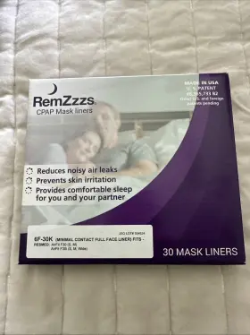 6f-30k Remzzzs Mask Liners 30 S M W Open Box