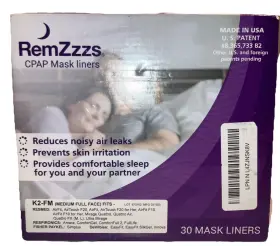K2-fl Remzzzs New Cpap Mask Liners Nasal Pillow 30 Pack Size Medium