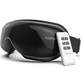 Renpho 840191400179 Eye Massager For Dark Circles Temple Massage Mask With Heat And Remote