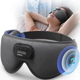 Renpho 840191403590 Sleep Headphones Mask With Bluetooth Ultra Soft 3d Bl