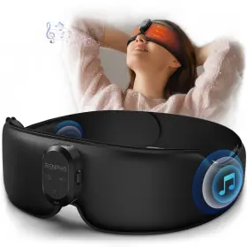 Renpho 840191403996 Heated Sleep Mask With Bluetooth Headphone 3d Electric Cordless Aroma Eye Mas