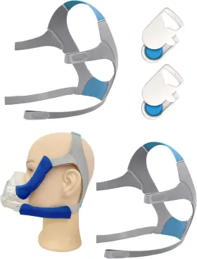 Rescare 313030835888 2 Packs F20 Replacement Headgear Compatible With Full-face Mask Include 4 M