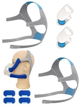Rescare 714432164574 2 Packs F20 Replacement Headgear Compatible With Full-face Medium Red