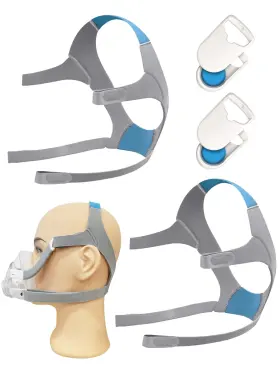 Rescare 714432164703 2 Packs F20 Replacement Headgear Compatible With Full-face Small Red