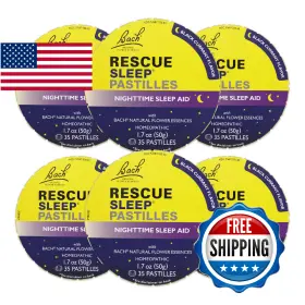 B0dp5drt3j Rescue Bach Sleep Pastilles Black Currant No Melatonin Homeopathic Flower Es
